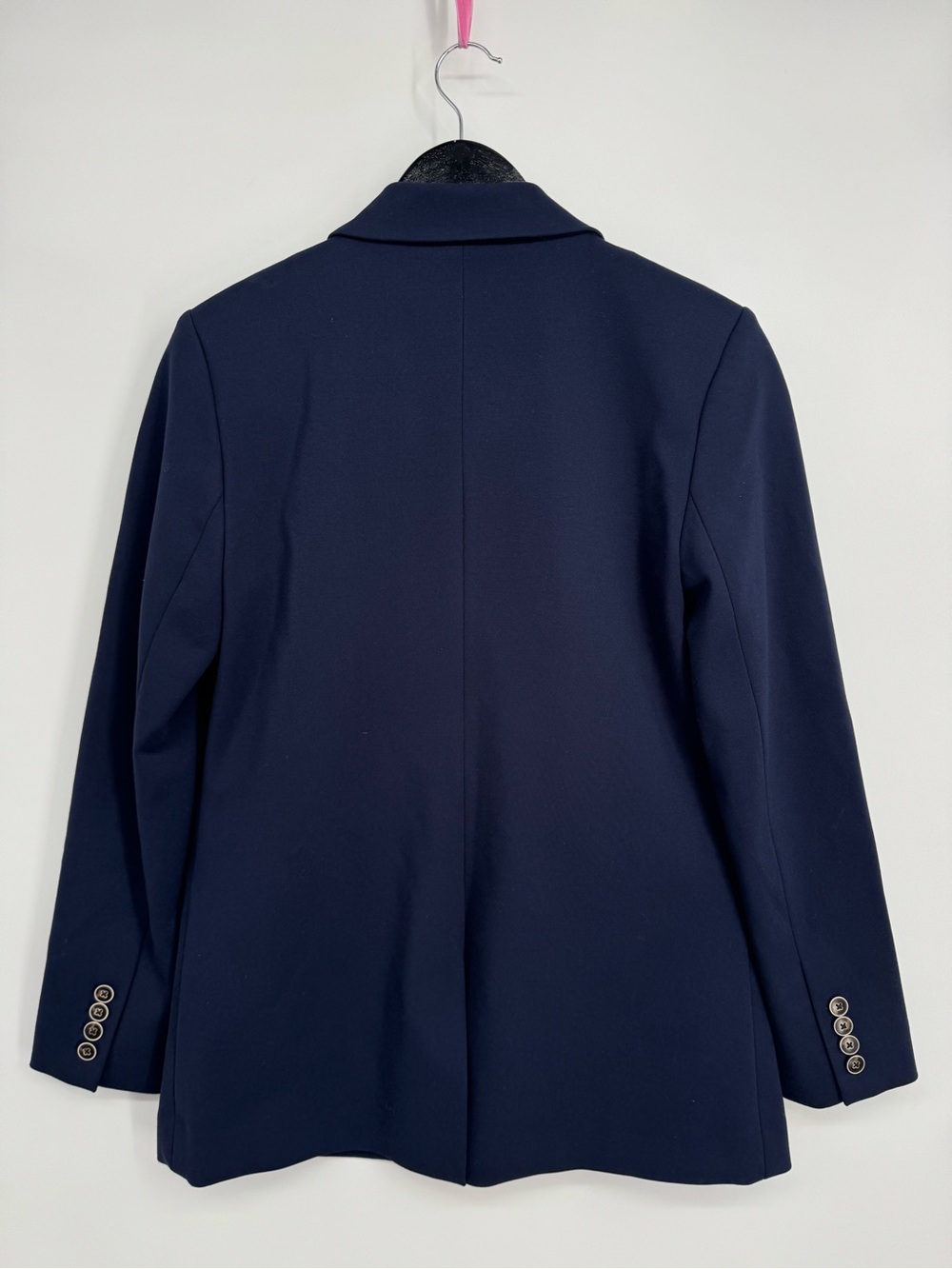 J. Mclaughlin Triana Tailored Single-Breasted Blazer Navy 6 Bainbridge Cloth - Picture 4 of 9